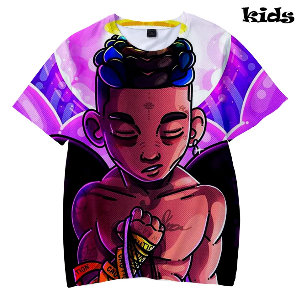 Ar Cool XXXTentacion and Lil Peep 3d детская летняя футболка крутая Повседневная модная с