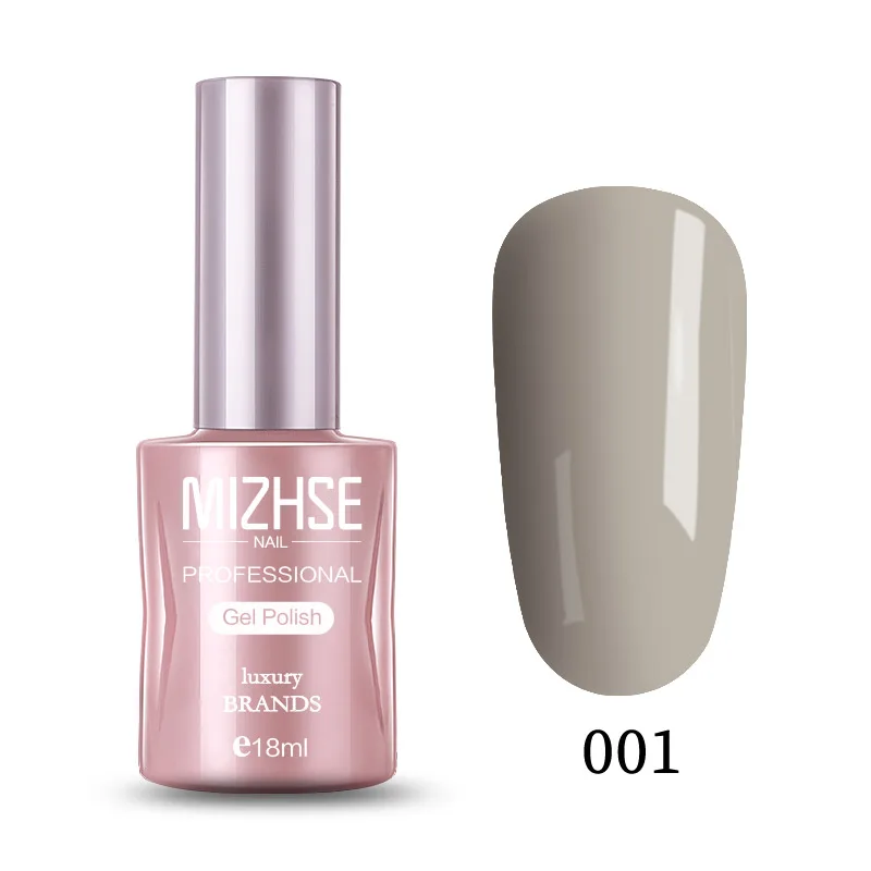 mzt001 MIZHSE 18 мл Гель-лак для ногтей Esmalte Перманентный 36 чистых цветов Гель-лак для ногтей отмачиваемый УФ-Гель-лак для маникюра Дизайн ногтей салон - Цвет: mzt001