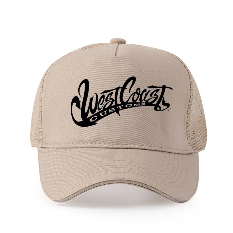 Летняя шляпа West Coasts Customs Gldan новая Женская Мужская бейсболка с узором