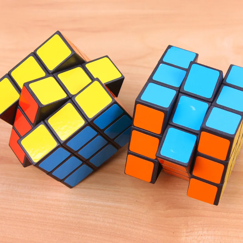 1 шт. Классические игрушки куб 3x3x3 ABS стикер блок головоломка скорость