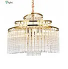 Арт Деко пластина золотой металл Led подвесные светильники стеклянные листья Lustre Luminaria подвесной светильник Led Внутреннее освещение светильники Lamparas