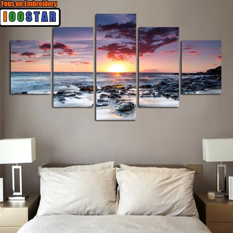 3d алмазов картина морской 5 шт. камни в форме ромба diy бриллианты вышивка
