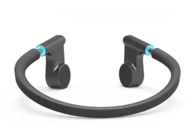 Черный Костная проводимость беспроводной Спорт Bluetooth стерео спортивные наушники водонепроницаемый IPX4 Спортивная гарнитура поддержка телефонных звонков - Цвет: Черный