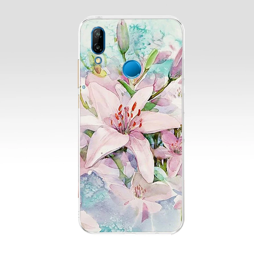 S силиконовый чехол для huawei nova 3 3i Чехол Мягкий ТПУ задняя крышка для телефона для nova 3 nova 3i INE-LX2 INE-LX9 чехол