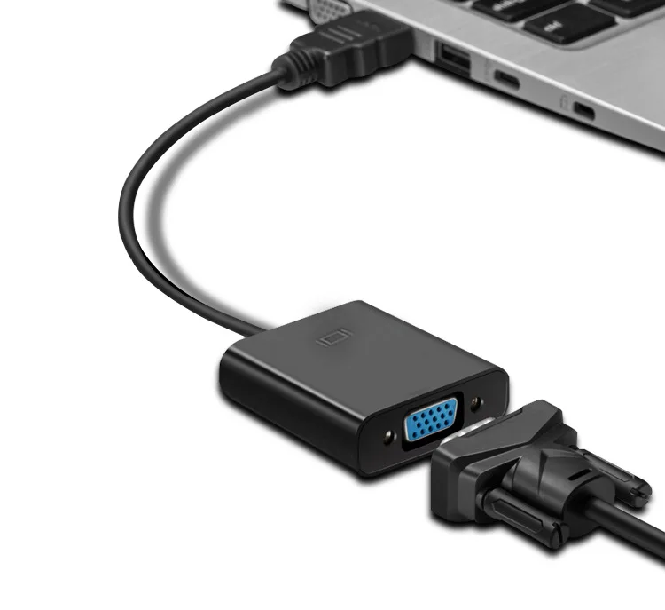 Высокое качество Hdmi к Vga адаптер папа женскому аудио кабель Линия передачи