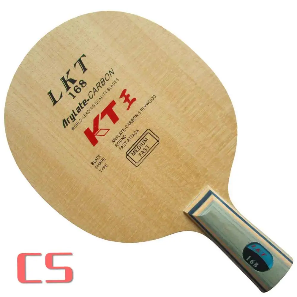 CS short handle KTL 168 специальное карбоновое быстроходное лезвие для настольного тенниса для ракетки для пинг понга - Цвет: CS short handle