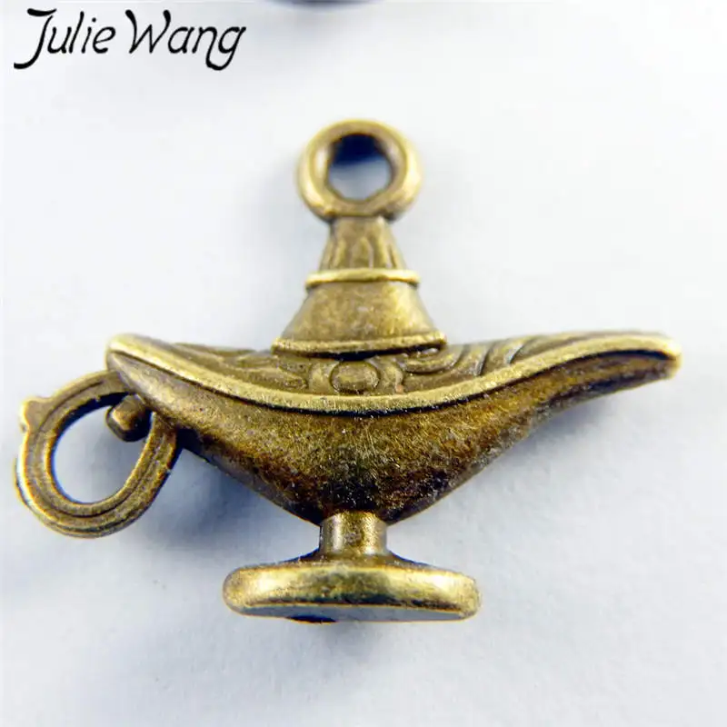 Julie Wang 20 шт. подвески в форме чайника из сплава античные бронзовые Подвески DIY