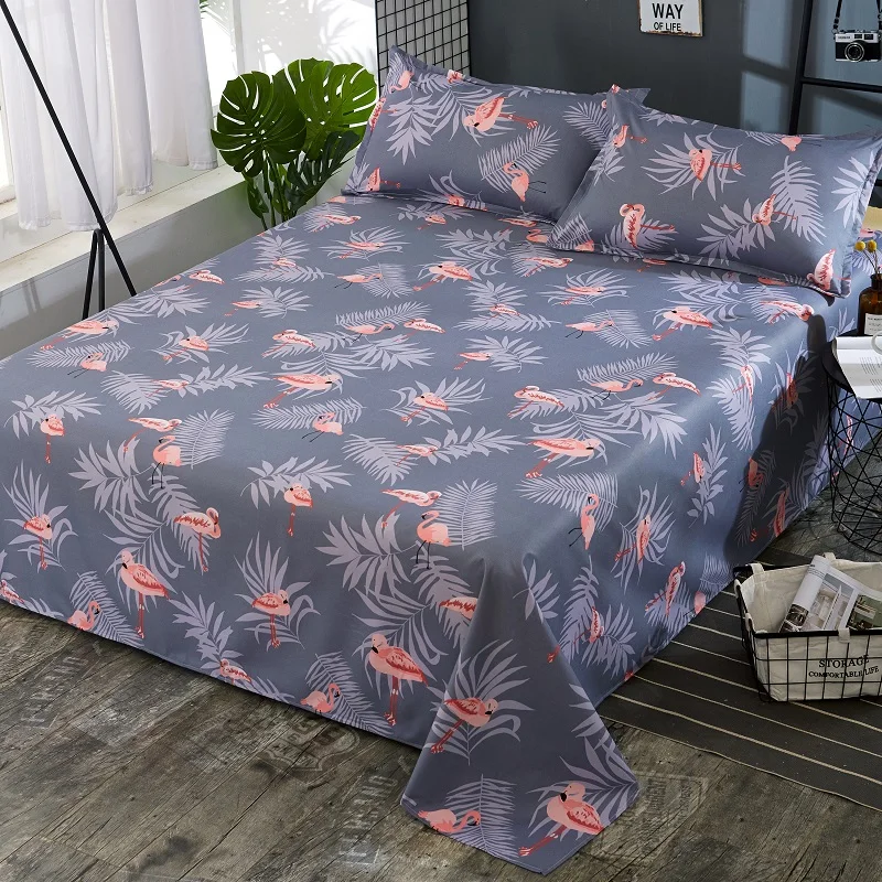 Flamigo 1 шт. простыня sabanas cama простыни для одной кровати s для студенческих общежитий 1,8 м и двуспальные кровати на односпальной кровати - Цвет: Flamigo