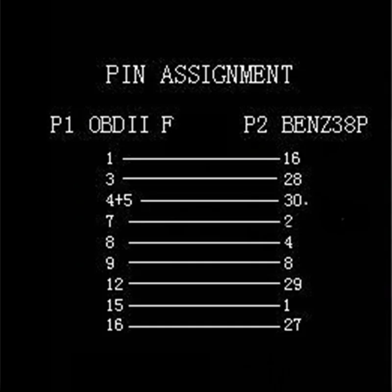 

NEW!!! Free DHL/EMS 50pcs For IVECO Truck Diagnostic Connector Cable 38Pin To OBDII OBD2 16Pin Promotion With High Quality