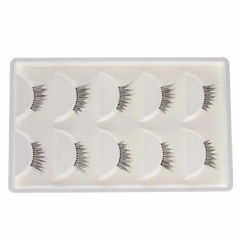 5Pairs Lady's Half False Eyelashes Beauty Makeup Tool Eyelash Extensions+100 Pairs Extension Tools Medical Tape | Красота и