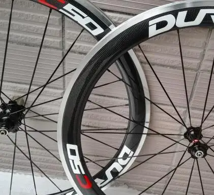 Китайский oem наклейка 700C ace карбоновый clincher дорожный велосипед колеса 50 мм с легированной тормозной поверхностью