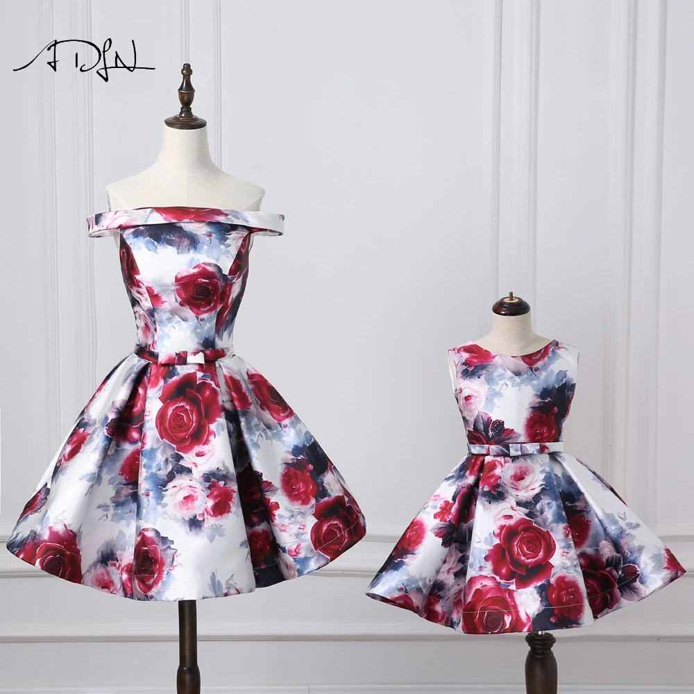 ADLN/платье для мамы и дочки Новое поступление Потрясающие торжественные Платья с