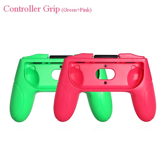 Controller Grip GP 14 в 1 Аксессуары для пульта дистанционного управления, рукоятка колес, теннисная ракетка, барабанная палка для Taiko, мягкий чехол для nintendo Switch - Цвет: Controller Grip GP