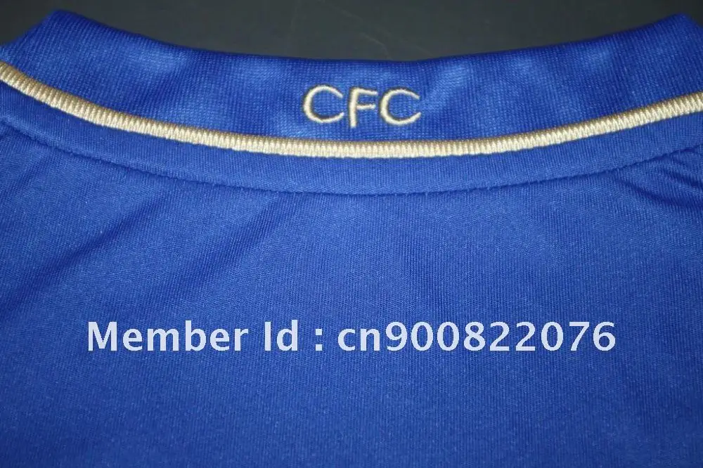12-13 CHELSEA UCL HOME JERSEY #10 JUAN MATA SOCCER IN BLUE(UCL GOLDEN PRINTING) | Спорт и развлечения