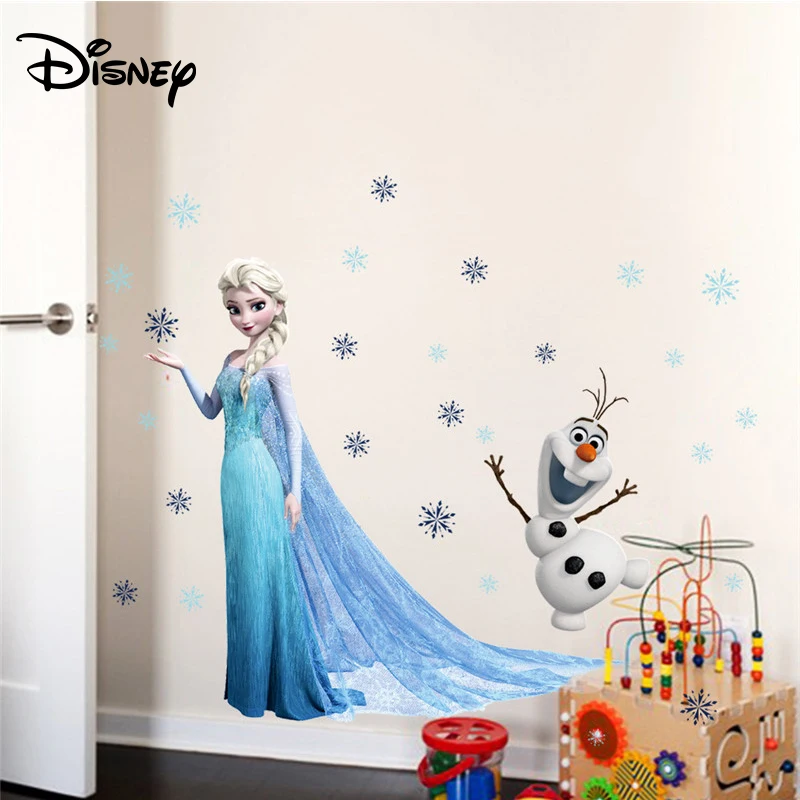 Disney Frozen Aisha стикер Xuebao мультфильм спальня гостиная детская комната украшение стикер