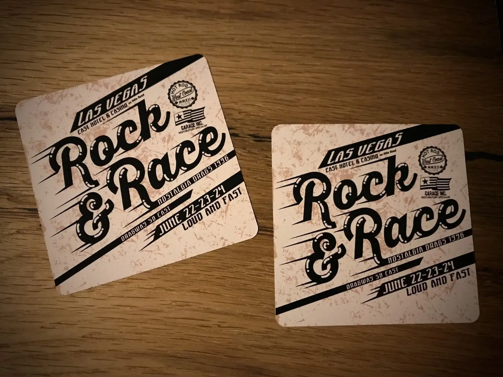 

Rock Race Sticker Airfield Race Racing Meet Burnout Party Retro # 173
