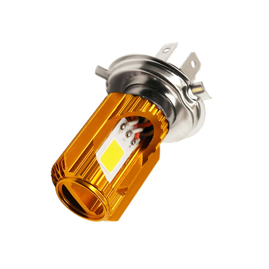 Gfoloza фара мотоцикла мопеда фонари скутера мотоцикл белый светодиод H4 DC12V 80V 8 Вт