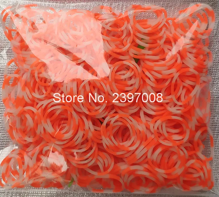 loom rubber bands bracelet rainbow rubber loom bands make woven bracelet DIY toys Christmas Gift for kids or hair