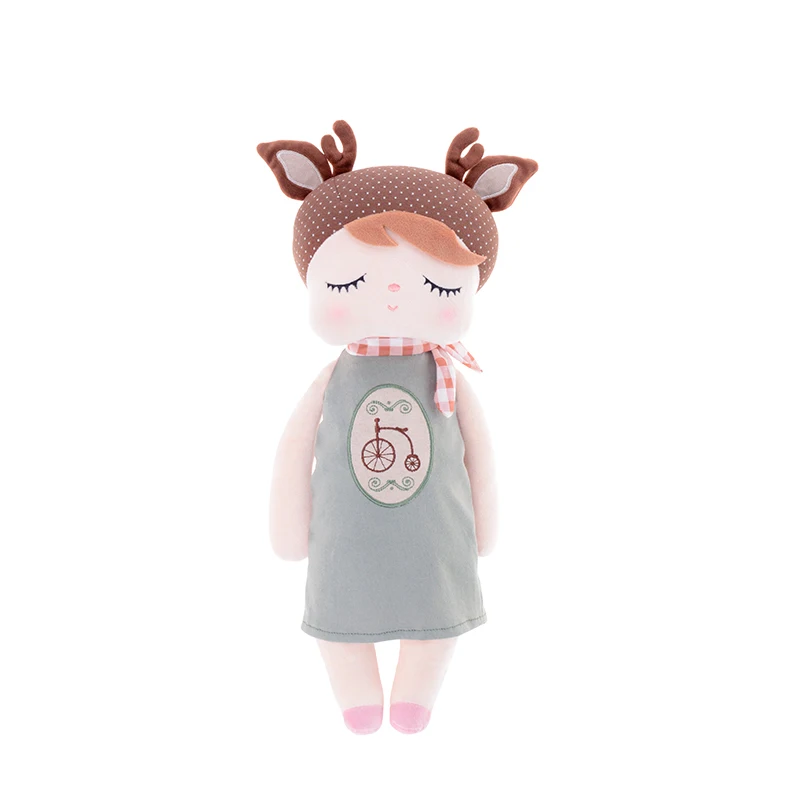Brown Deer Metoo Плюшевые игрушки Анжела куклы мягкие игрушки девочка носить подарок игрушки Дети мультипликационный кролик в стиле кавай - Цвет: Brown Deer