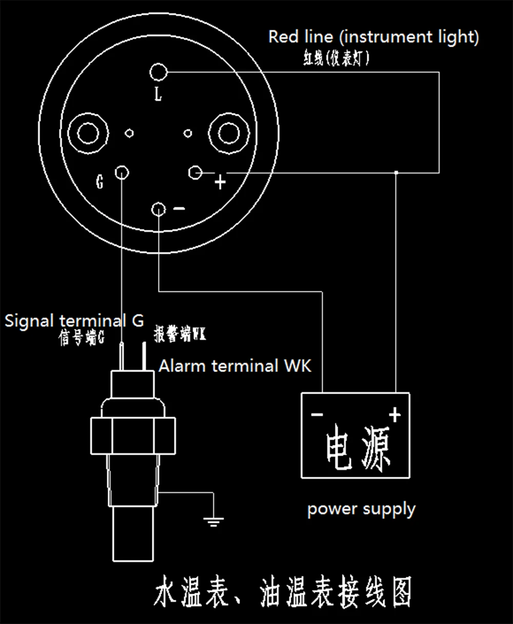12V VDO Датчик температуры воды 38~ 120C/100~ 250F 12 V/24 V опционально
