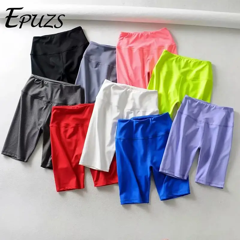 

Шорты женские с завышенной талией, черные, в стиле панк