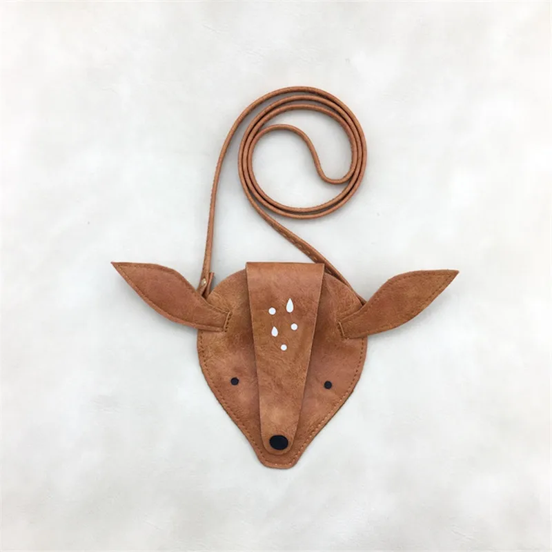 elk EnkeliBB, Детские аксессуары для девочек, милая сумка из искусственной кожи, милые аксессуары для маленьких девочек - Цвет: elk
