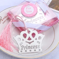 10 pieceslot prince and princess crown bookmark baby girl baby boy shower baptism wedding birthday gifts and souvenirs bk017p