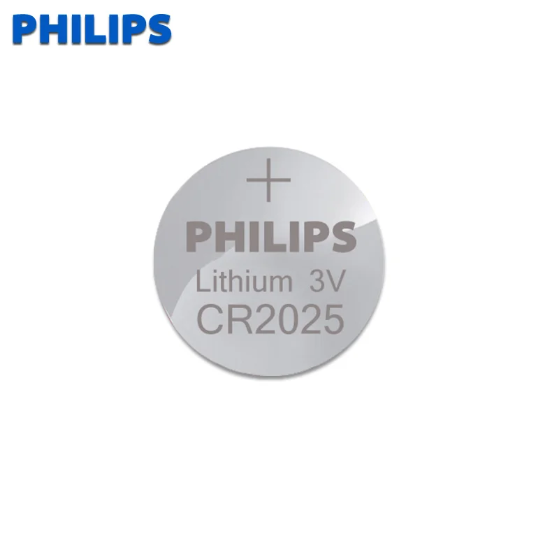 Philips 5 шт. CR2025 литиевая батарея таблеточного типа для Батарея DL2025 BR2025 KCR2025 сотовый батарейки-таблетки 3V CR 2025 для мобильного часо-Электронная игрушка пульт дистанционного управления