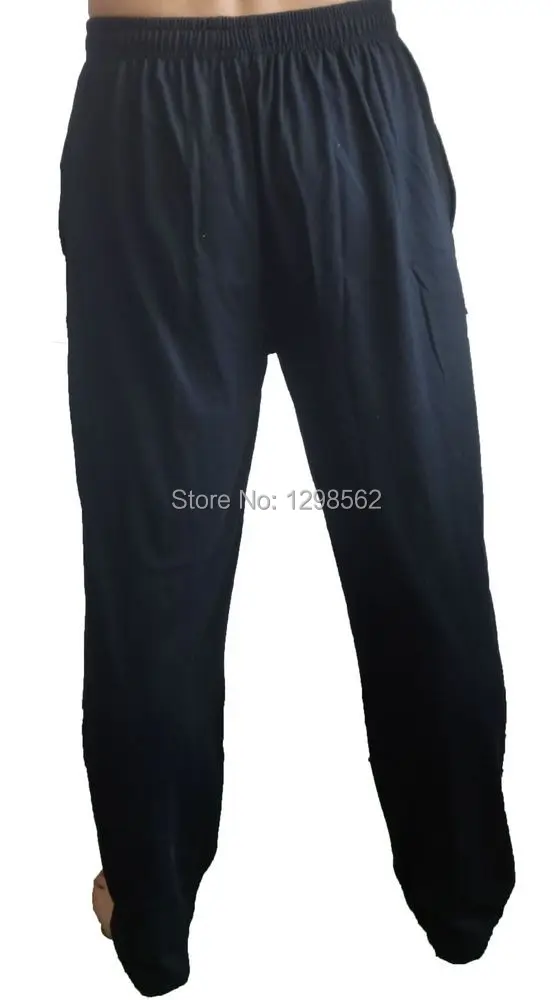 Брюки тренировочные унисекс из чистого хлопка Джет кунг фу спортивные штаны для