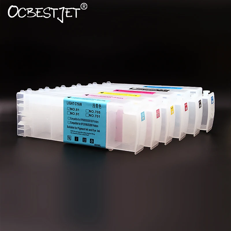 Картридж для принтера HP Designjet 800 5000ps 5000 5500ps 5500 мл|cartridge box|ink industryink cartridge direct |