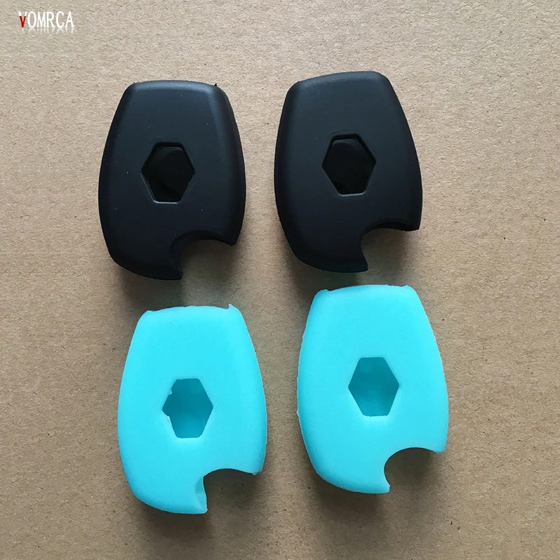 2 кнопки ключ автомобиля силиконовый чехол для Renault Dacia Logan Sandero Clio Megane Kangoo модус Espace брелок защитный чехол