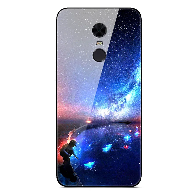 12 Чехол из закаленного стекла для Xiaomi Redmi 5 Plus, мягкий чехол-бампер, 3D Рисунок кошки, чехол для Xiaomi Redmi5 Redmi 5 Plus, чехол для телефона - Цвет: 12