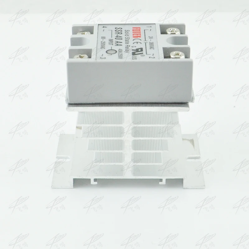 Однофазное твердотельное реле SSR алюминиевый радиатор для рассеивания тепла