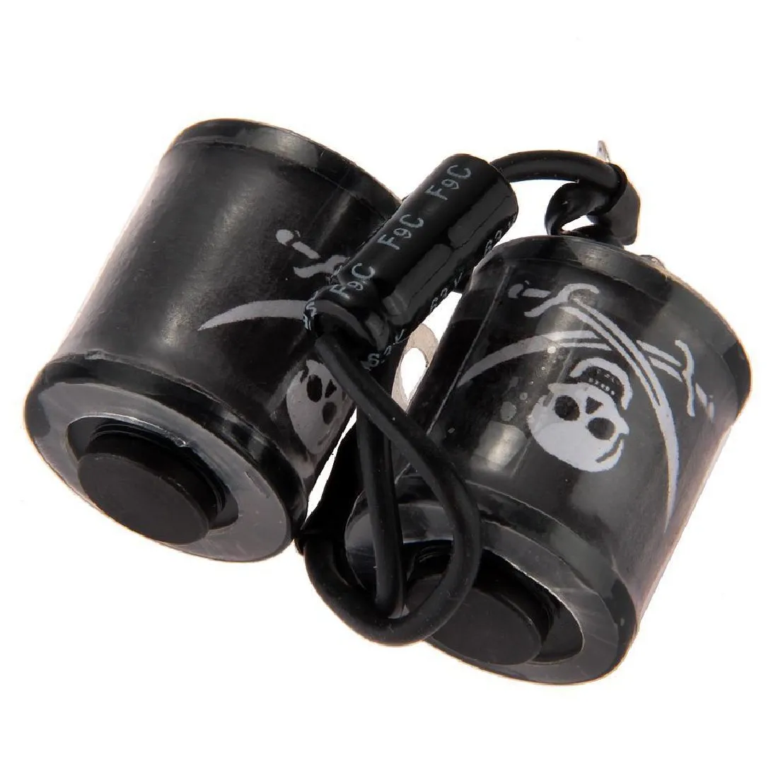 Мини двойной 10 машинка для татуировки пистолет череп шаблон долговечный провод