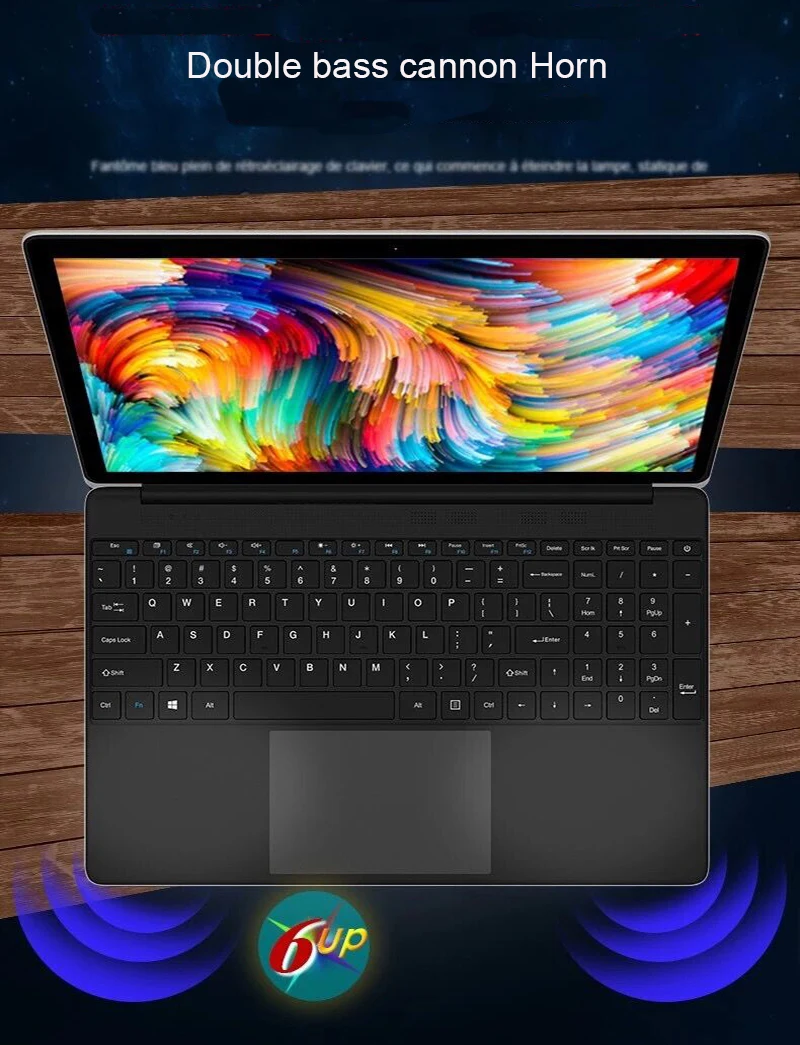 Ноутбук с 15 6 дюймовым дисплеем процессором INTEL PENTIUM N3510 ОЗУ 8 Гб ПЗУ 1 ТБ HDMI Wi