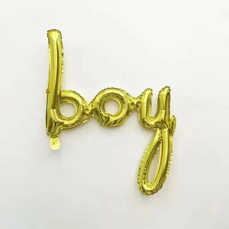 10 шт. один шар скрипт буквы шары белое золото первый день рождения украшения