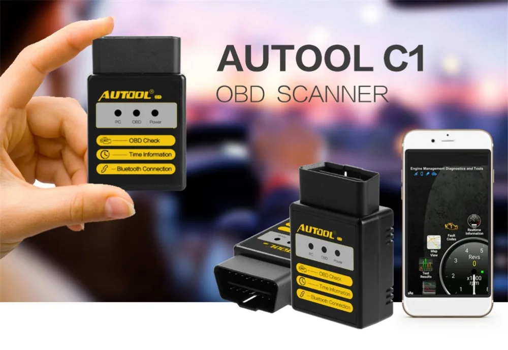 AUTOOL C1 ELM327 V1.5 Wi-Fi Bluetooth OBD2 ELM 327 сканер OBD 2 Автомобильный диагностический инструмент автомобильный считыватель кодов сканирование OBDII 2 адаптер