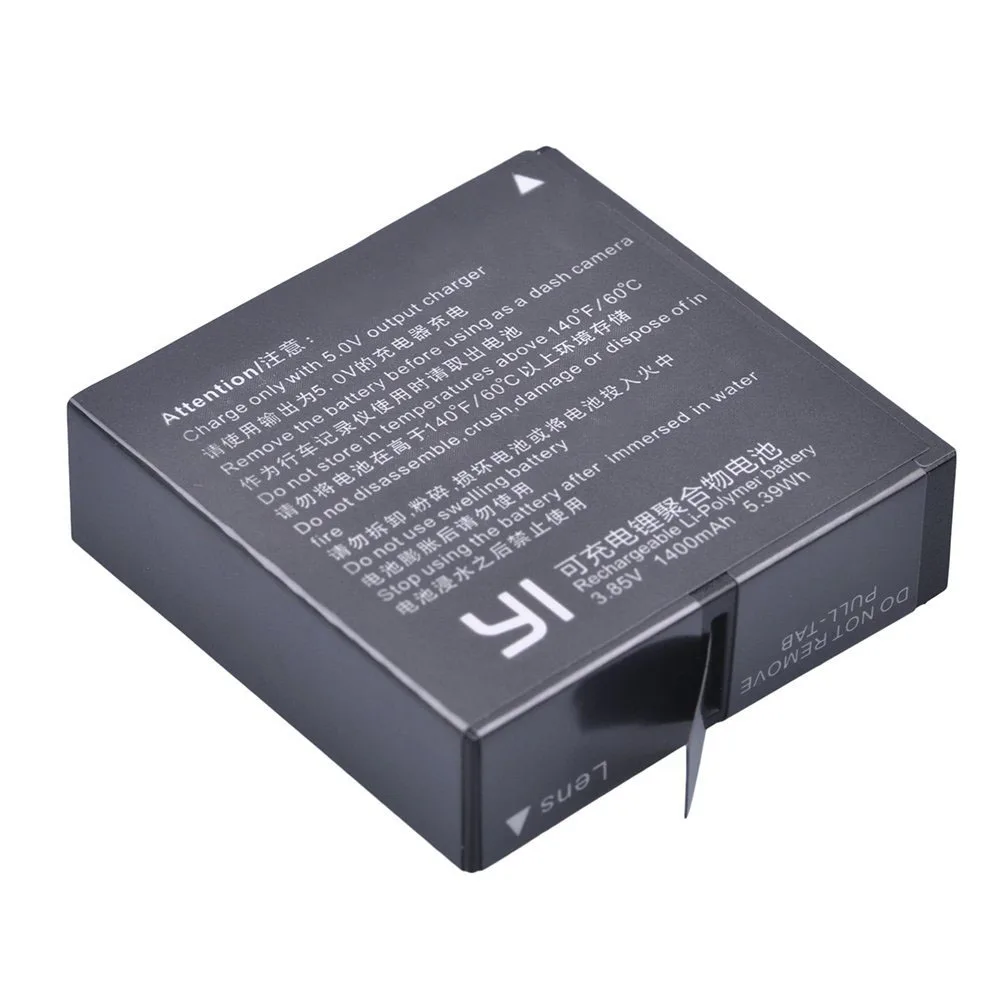 TUYU 3 шт. AZ16-1 Yi 4K батарея+ ЖК-дисплей двойное зарядное устройство для Xiaomi Yi 4K открытие и новые Yi Lite Yi 360 VR экшн-камеры