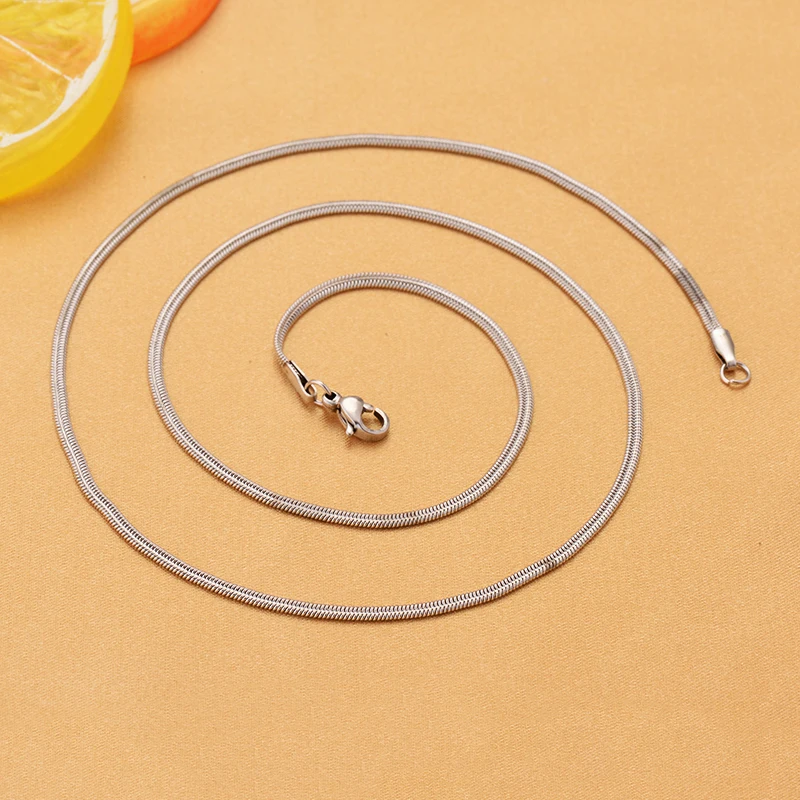 Женская Цепь из нержавеющей стали толщина 0 4 мм серебряная 49 см|stainless steel chain|steel