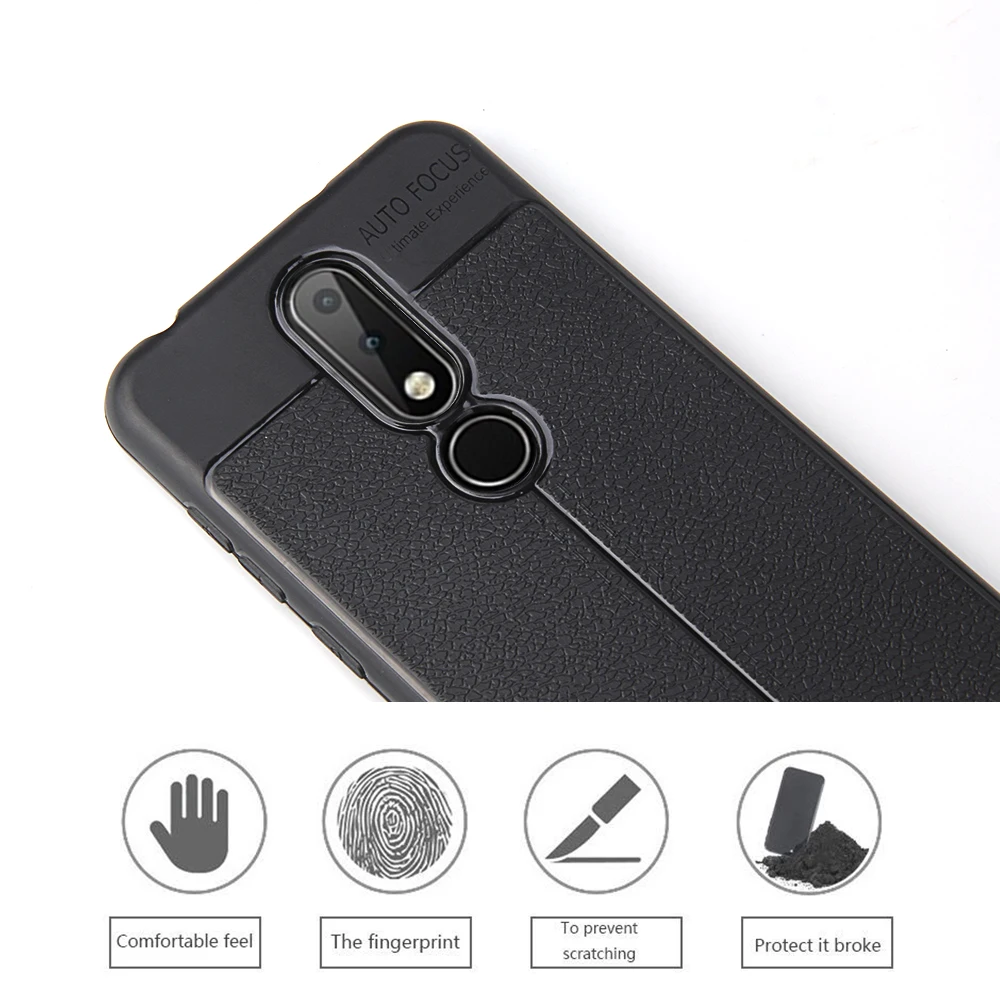 Деловой чехол для Nokia на возраст 1 2 3 5 6 7 8 siccro 9 1X3X5X7 Lenovo K8 Note Plus Realme C1 мягкие