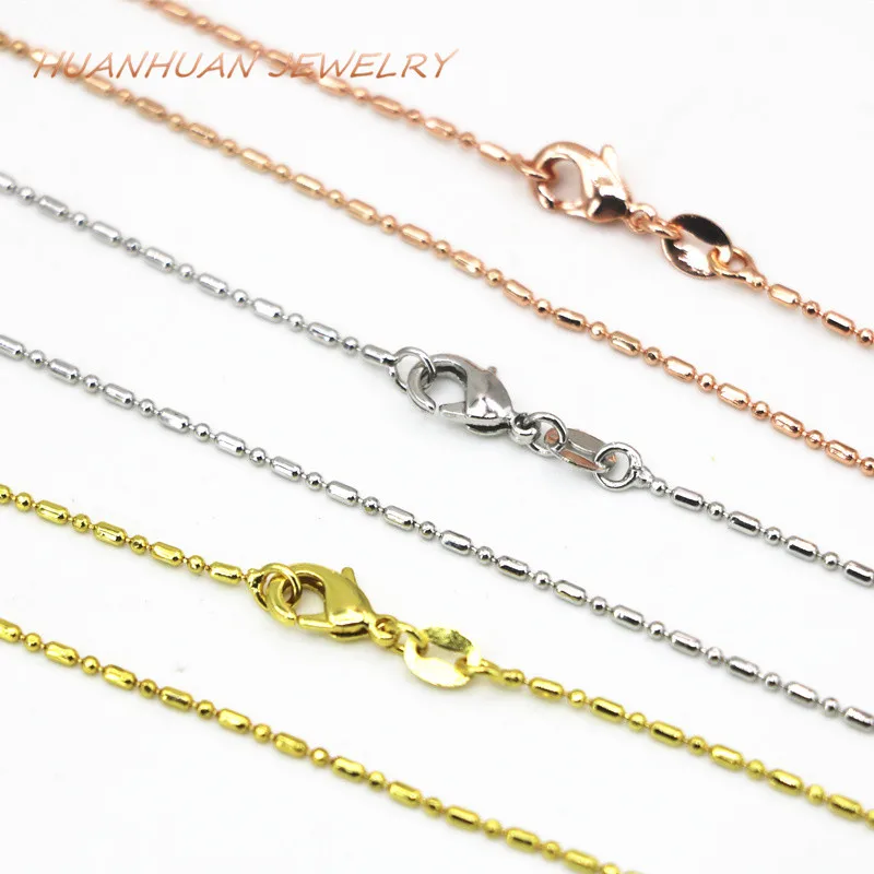 Цена оптовой продажи 3 шт. Медь Нержавеющая сталь цепи Цепочки и ожерелья для Для