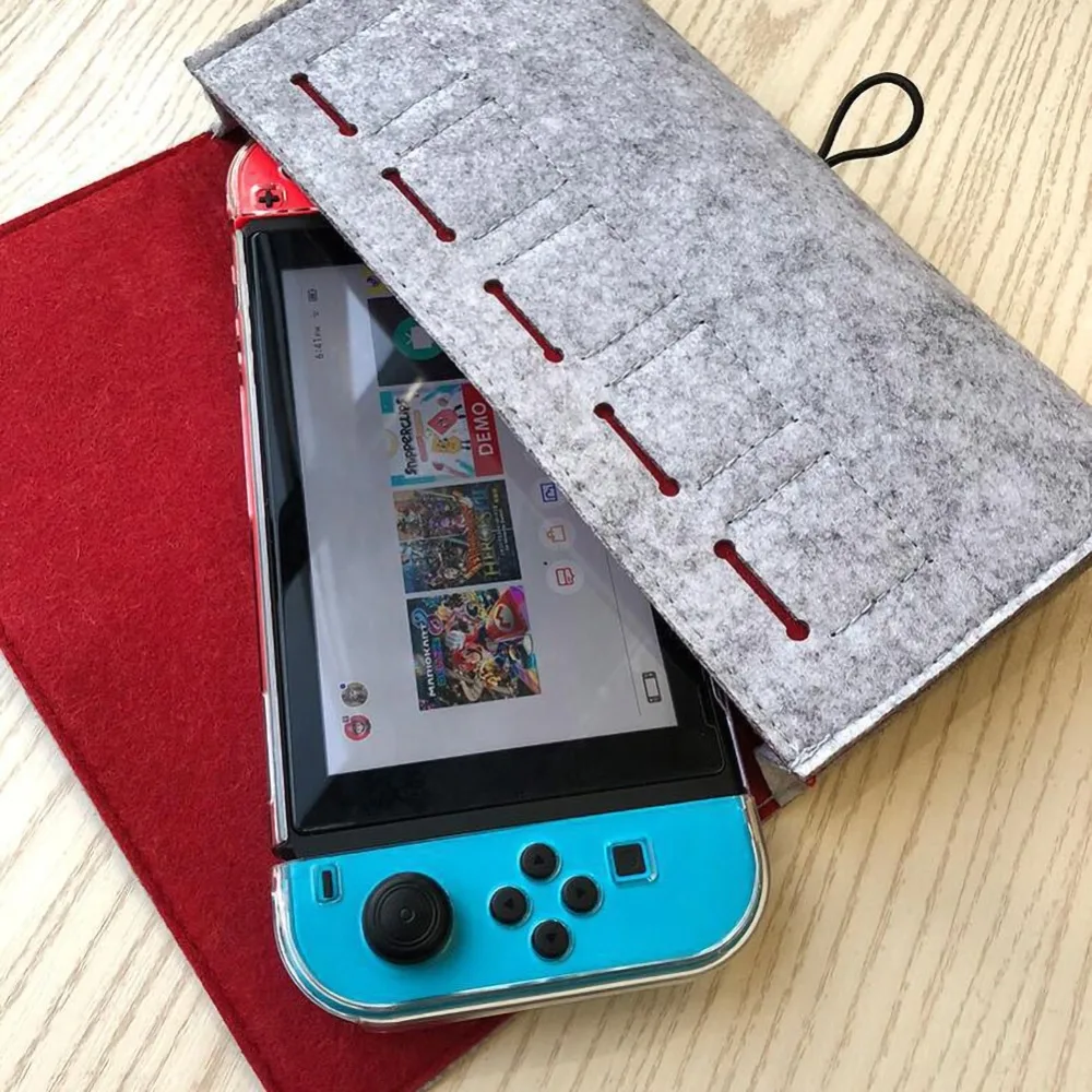 Чехол для переноски для nyd Switch замшевый мешочек Сумка Аксессуар Чехол для хранения для Nintendo Switch консоль для хранения 5 игровых карт слот