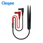 Мультиметр Cleqee P1510 с SMD-чипом, инструмент для тестирования LCR, тестер, измеритель, щуп, свинцовый Пинцет для FLUKE для Виши