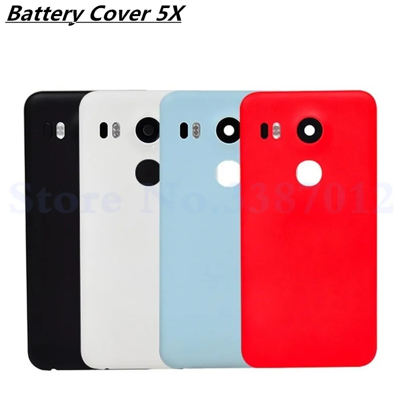 Задняя крышка аккумулятора 5 2 дюйма для LG Google Nexus 5X Корпус задней двери запасные