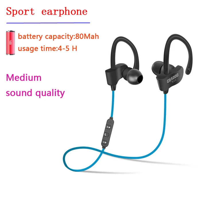 K11 CBAOOO Bluetooth наушники K9 гарнитура беспроводные наушники Bluetooth наушники Hands-free Спорт бас наушник с микрофоном для всех телефонов - Цвет: K11