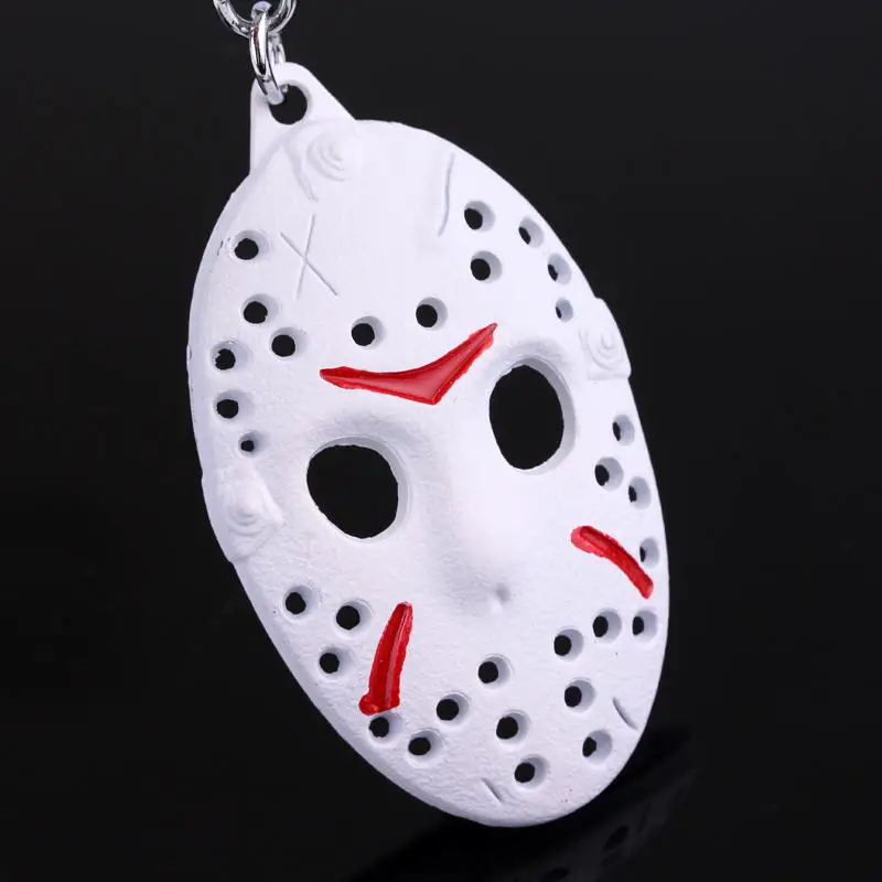 

Horror Movie Friday the 13th Key Chain Mask Alloy Keychain Accessories Pendant Key Ring Charms Keychains for Ladies