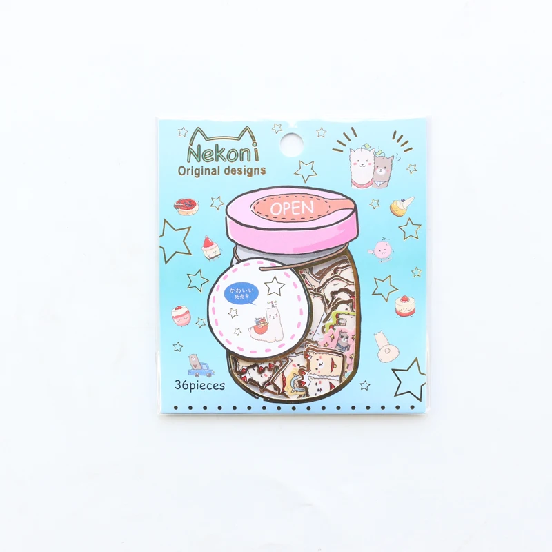 Alpaca Domikee японские милые kawaii золотые фольгированные Мультяшные школьные наклейки для дневника планировщика канцелярские принадлежности, Конфеты DIY наклейки для телефона/фото - Цвет: Alpaca