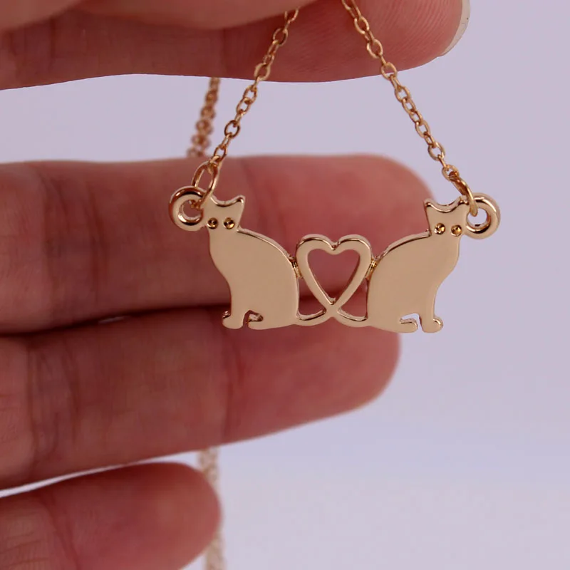 Ожерелье с надписью hzew friend|heart pendant necklace|cat necklacenecklace cute |