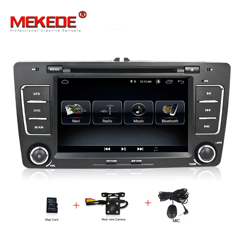 Car dvd camera Android 8,0 автомобильный dvd-плеер радио для Skoda Octavia 2009 2010 2011 2012 2013 a5 с gps Navi RDS BT Canbus wifi - Цвет: Car dvd camera