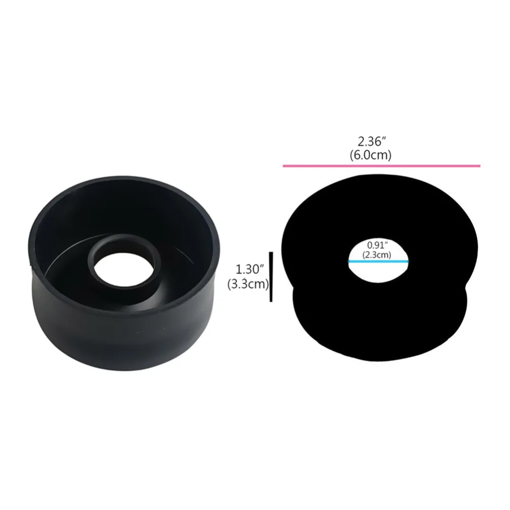 Силиконовая сменная Герметичная крышка camaTech в виде плотного пончика и черного